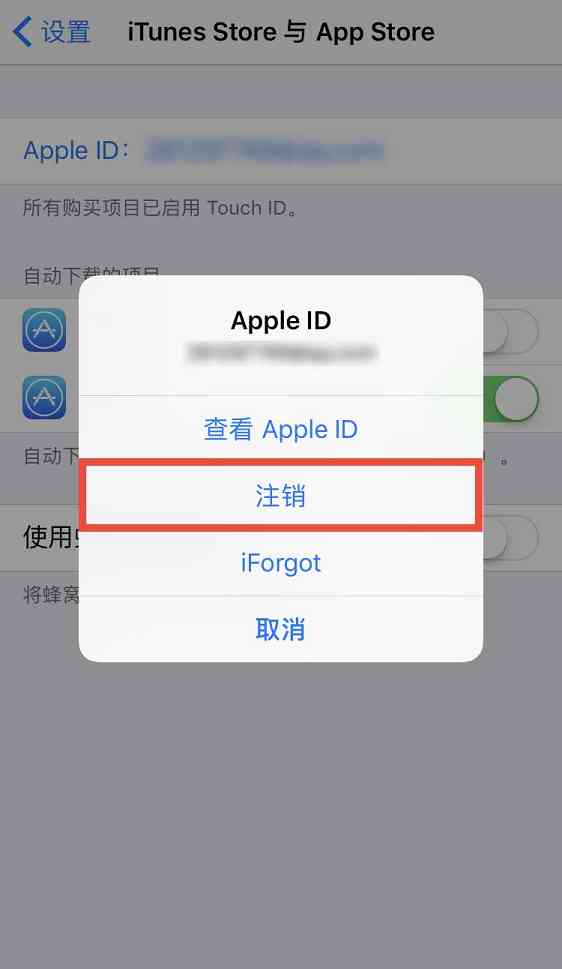 iOS设置界面